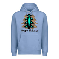 Colony Blue Happy Holidays Tree Premium Hoodie - Bettercallsaul
