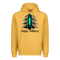 Happy Holidays Tree Premium Hoodie | Teevron