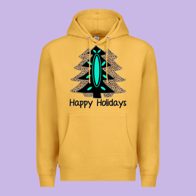 Happy Holidays Tree Premium Hoodie Designed By Bettercallsaul