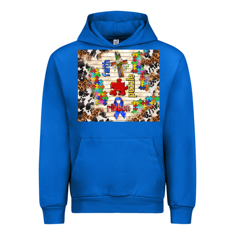Faith Puzzle Ribbon Urban Hoodie by TumblerDesignByShophia | Teevron