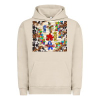 Pigment French Oak faith puzzle ribbon Urban Hoodie - TumblerDesignByShophia