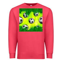 Cardinal soccer balls with field  and tactics seamless pattern Premium Sweatshirt - BundleAndBundleShop