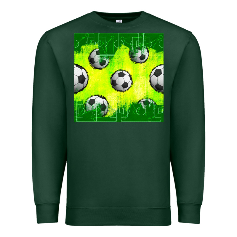 Soccer Balls With Field  And Tactics Seamless Pattern Premium Sweatshirt by BundleAndBundleShop | Teevron