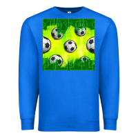 True Royal soccer balls with field  and tactics seamless pattern Premium Sweatshirt - BundleAndBundleShop