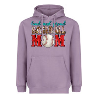 Lavender Loud And Proud Baseball Mom Heavyweight Hoodie - BundleAndBundleShop