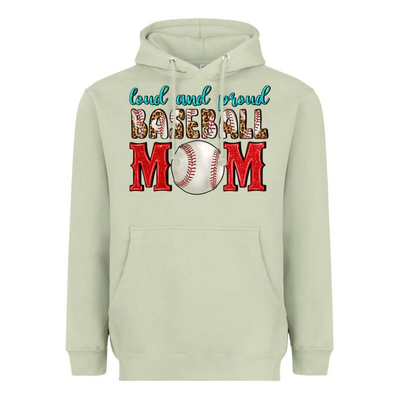 Loud And Proud Baseball Mom Heavyweight Hoodie by BundleAndBundleShop | Teevron