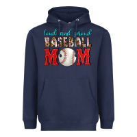 Navy Loud And Proud Baseball Mom Heavyweight Hoodie - BundleAndBundleShop