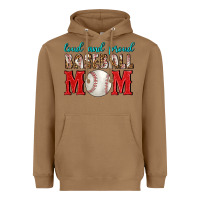 Toasted Coconut Loud And Proud Baseball Mom Heavyweight Hoodie - BundleAndBundleShop
