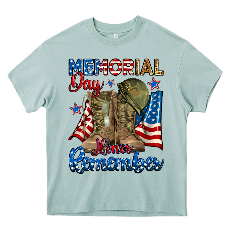 Memorial Day Honor Remember Heavy Core Tee by RanaPortraitStore | Teevron