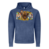 Vintage Denim mom highland cow Vintage Hoodie - RacoonDesign