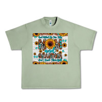 Oil Green god gifted me two titles mom and grandma and i rock them both Urban Heavy Tee - JahusDesignShop