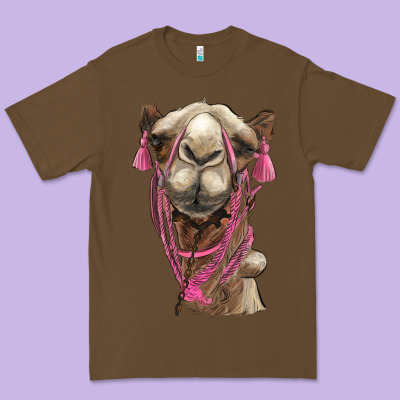 Camel Premium Tee Designed By Barkaloodesign