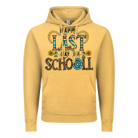 Vintage Mustard happy last schopol Vintage Hoodie - CowhideDigitalArt