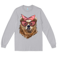 Moon Dust mama bear with glasses and bandana Long Sleeve Tee - Artiststas