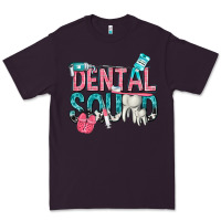 Plum dental squad with cowhide Premium Tee - texasbilliewilder