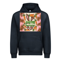 Navy easter bunny with carrots Urban Hoodie - TumblerDesignByShophia