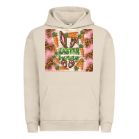 Pigment French Oak easter bunny with carrots Urban Hoodie - TumblerDesignByShophia