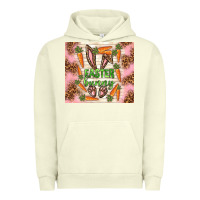 Pigment Pistachio easter bunny with carrots Urban Hoodie - TumblerDesignByShophia