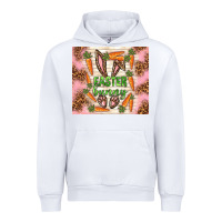 White easter bunny with carrots Urban Hoodie - TumblerDesignByShophia