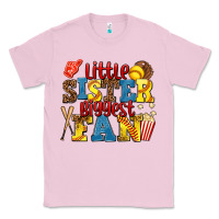 Bubblegum Pink little sister biggest fan softball Classic Tee - AdoDesignShop
