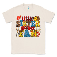 Natural little sister biggest fan softball Classic Tee - AdoDesignShop