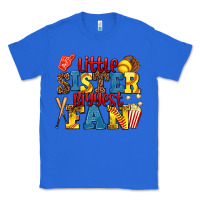 True Royal little sister biggest fan softball Classic Tee - AdoDesignShop