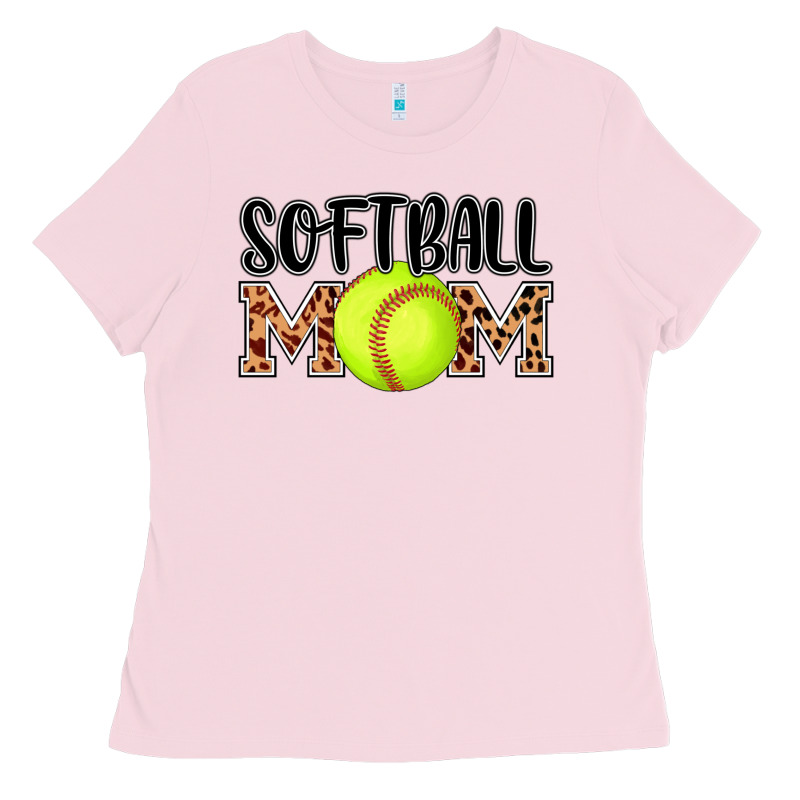Softball Mom Ladies Tee by AdoDesignShop | Teevron
