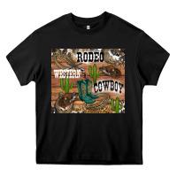 Black western rodeo Heavy Core Tee - RanaPortraitStore