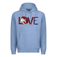Colony Blue For the Love of the Rams Premium Hoodie - Bettercallsaul