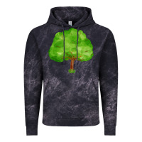 Cloud Black tree Vintage Hoodie - FaDigitalArtStudio