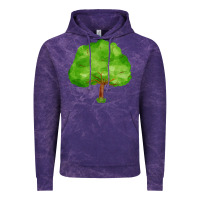Cloud Purple tree Vintage Hoodie - FaDigitalArtStudio