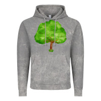 Cloud Rock tree Vintage Hoodie - FaDigitalArtStudio