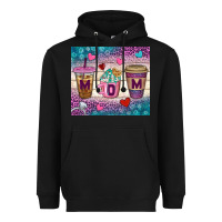 Black Western Mom Coffee Cups Tumbler Heavyweight Hoodie - BundleAndBundleShop