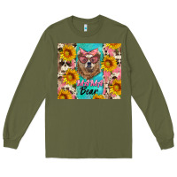 Army Green mama bear Long Sleeve Tee - Artiststas