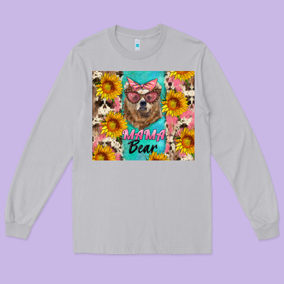 Mama Bear Long Sleeve Tee Designed By Artiststas