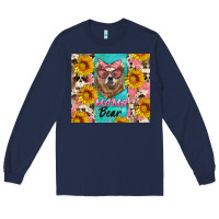 Navy mama bear Long Sleeve Tee - Artiststas