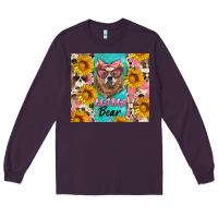 Plum mama bear Long Sleeve Tee - Artiststas