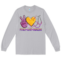 Moon Dust peace love nursing Long Sleeve Tee - AdoDesignShop