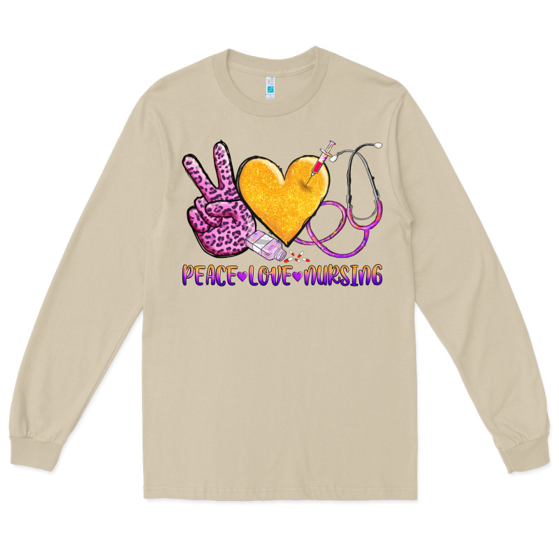 Peace Love Nursing Long Sleeve Tee by AdoDesignShop | Teevron