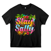 Black stay salty Heavy Core Tee - RanaPortraitStore
