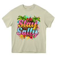 Mossy stay salty Heavy Core Tee - RanaPortraitStore