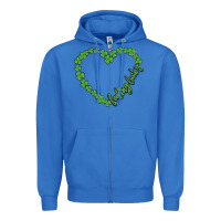 True Royal shamrock heart felling lucky Zipper Hoodie - MaliasSmallBusiness