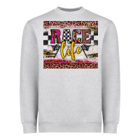 Heather Grey race life Heavyweight Sweatshirt - JahusDesignShop