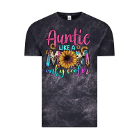 Cloud Black auntie like a mom Vintage Tee - JahusDesignShop