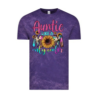 Cloud Purple auntie like a mom Vintage Tee - JahusDesignShop