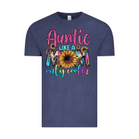 Vintage Denim auntie like a mom Vintage Tee - JahusDesignShop