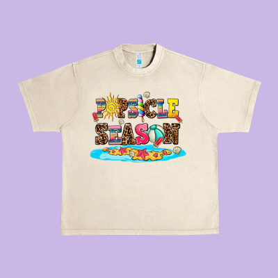Popsicle Season Urban Heavy Tee Designed By Adodesignshop