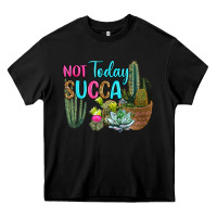 Black not today succa Heavy Core Tee - RanaPortraitStore