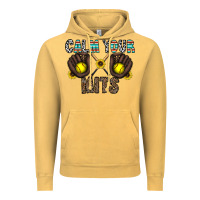 Vintage Mustard calm your mits Vintage Hoodie - CowhideDigitalArt