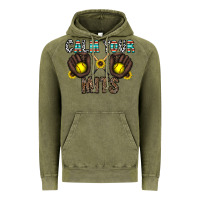 Vintage Olive calm your mits Vintage Hoodie - CowhideDigitalArt